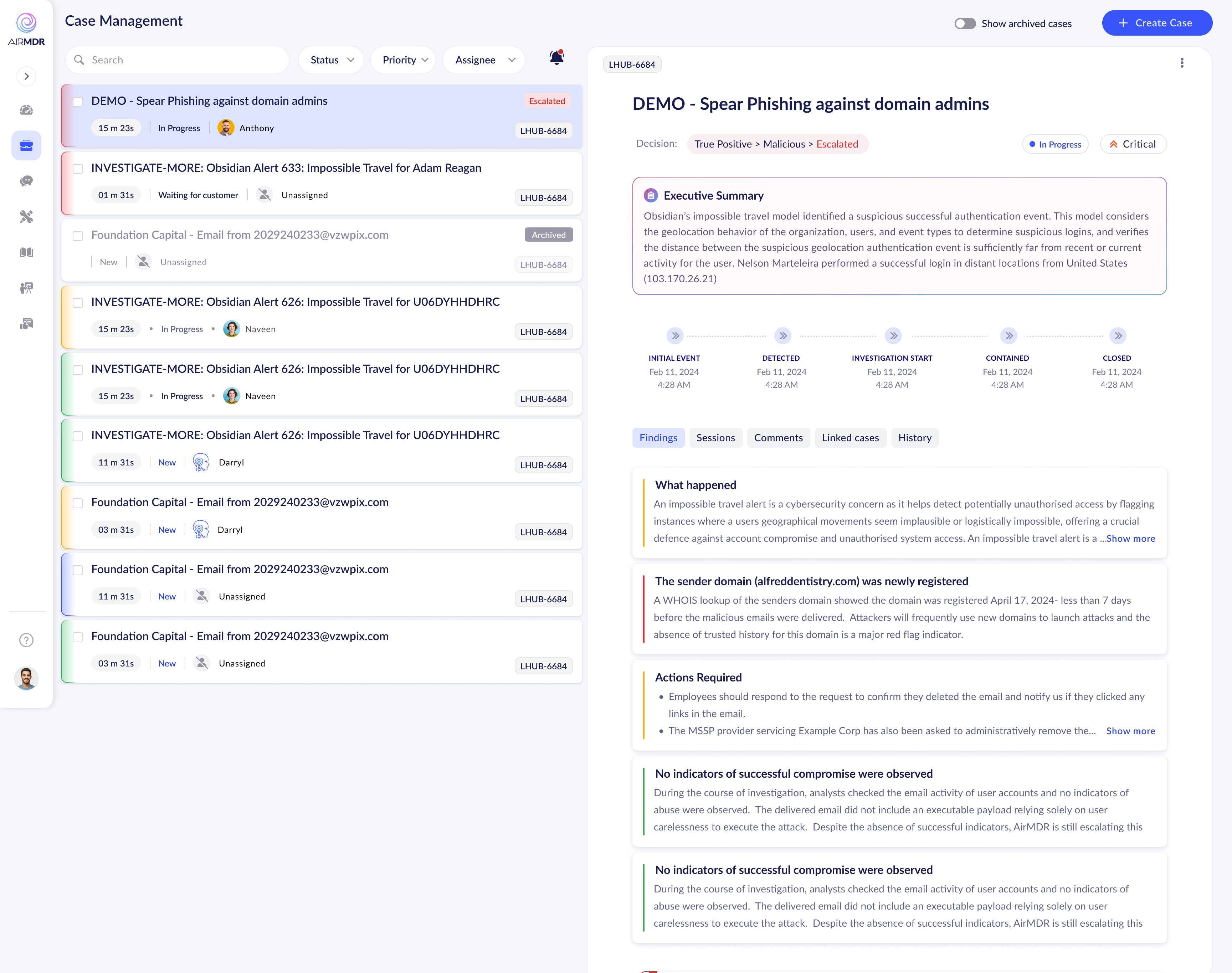 Near-final compact list
